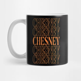 Retro Gifts Name Chesney Personalized Styles Mug